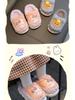 Children's Winter Cotton Slippers - Warm Non-slip Plush, Closed Heel Cartoon Fur for Boys, Girls, Toddlers, and Babies