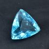 Lab Created Blue Sapphire 65.40 Ct Trillion Cut CERTIFIED Loose Gemstone