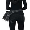 Punk Retro Waist Bag for Men Outdoor Single Shoulder Crossbody Bag for Women Mobile Phone Waist Bag