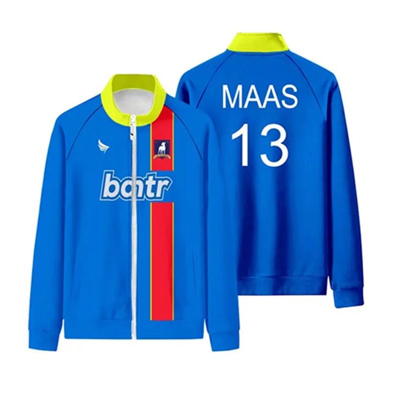 COS Football Coach Stand Collar Sweatshirt Ted Lasso AFC Richmond Casual Jacket Men