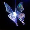 Solar Power Butterfly Wind Chimes Yard Courtyard Ornament Wind Chimes Pendants Garden Outdoor Decoration Led Lights Windbell