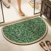 Semicircular Bathroom Diatom Mud Floor Mat Toilet Toilet Door Absorbent Foot Mat Shower Room Tile Floor Non-Slip Mat