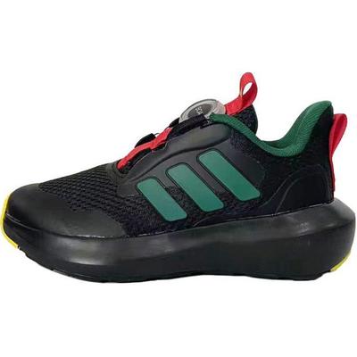 FORTARUN 3.0 Resistentes a la abrasión Caña Baja Zapatillas de Running para Niños Negras Zapatillas Infantiles JI2197