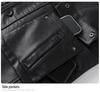 Men's Winter Leather Jacket with Fleece Lining - Ideal for Middle-Aged and Elderly Dads and Grandpas