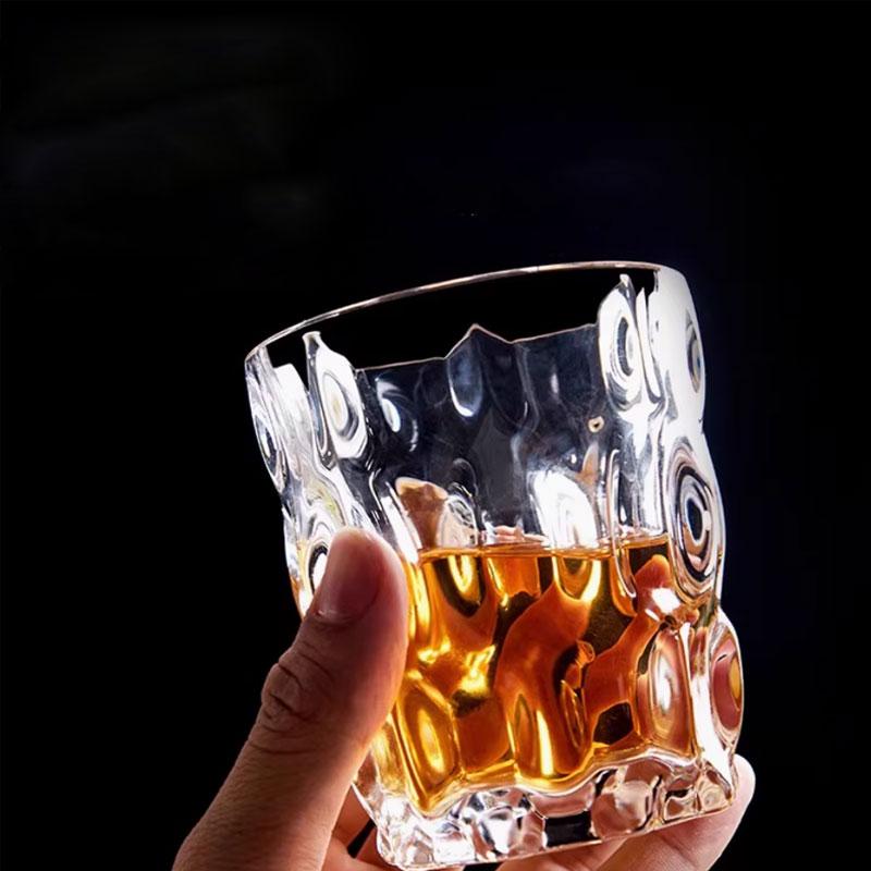 A 260ml Crystal Glass Whisky Glass A Creative Personalized Glass Luxury Wine Glass Is Perfect As A Holiday Gift for Your Family