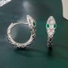 Fashionable Snake Zircon Sweet, Cute and Fashionable Earrings