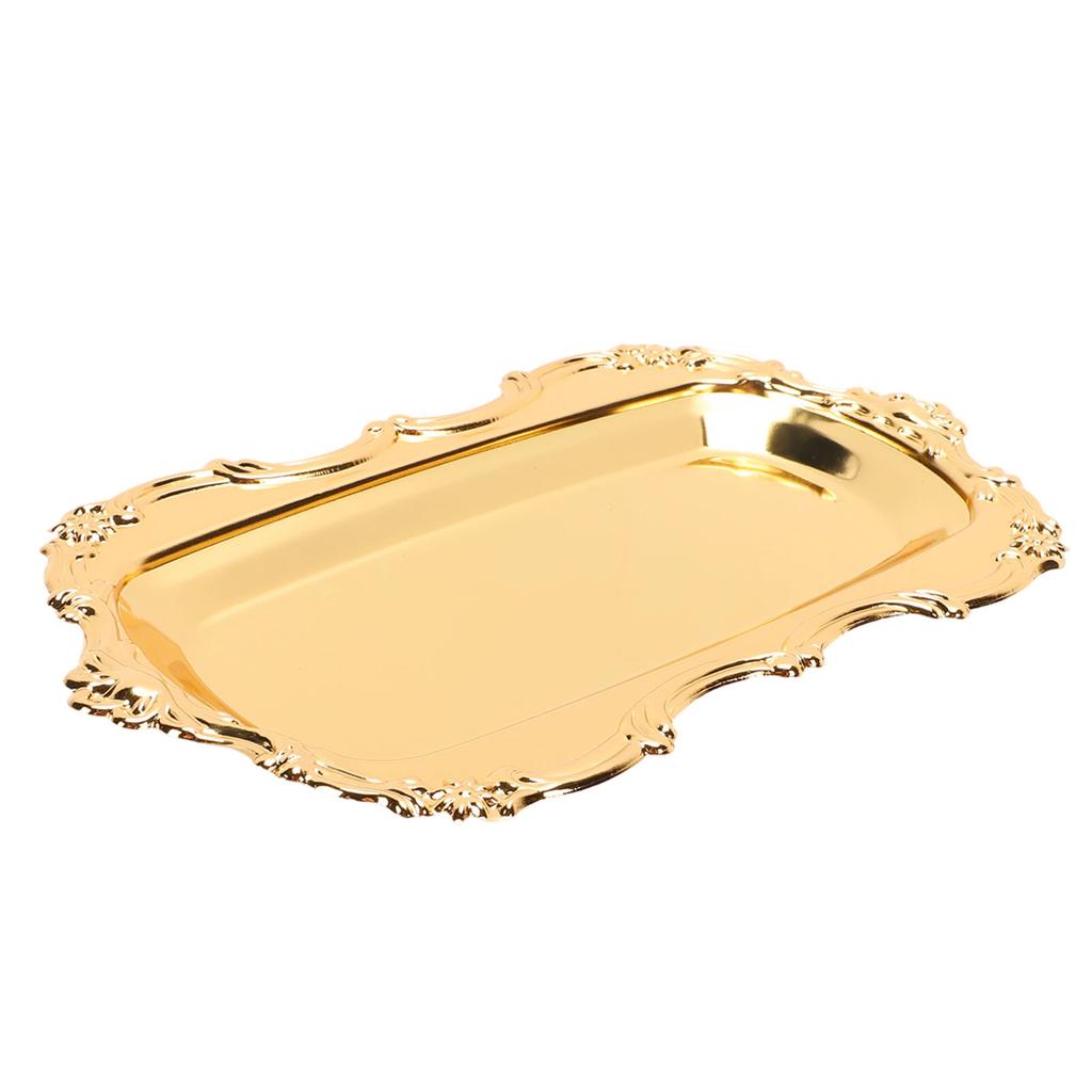 Jewelry Tray European   Rectangle Shape Multifunctional Antique Trinket Dish for Parties