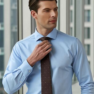 Men Tie Formal Striped Spotted Print Groom Wedding Tie Business Wear Clear Pattern Pointed