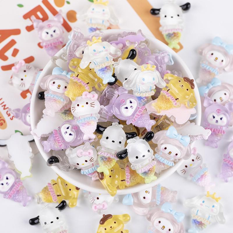 Sanrio Mermaid Resin Accessories DIY Phone Case & Clog Patches