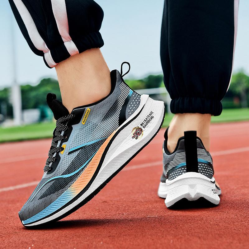 Male Athletic Shoes Breathable Soft Sole Casual Sneakers Comfortable Non-slip Running Tennis Shoes Sporty Footwear for Men Gym