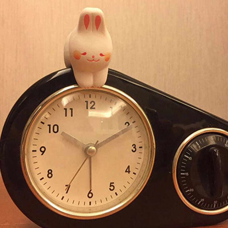 3 Pcs Computer Screen Monitor Small Ornaments Desktop Doll Cat Rabbit Home Decor Lucky Cat Resin Figurine Home Accessories