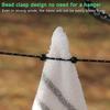 3M Portable Hanger-free Reflective Windproof Adjustable Storage Rope Outdoor Bead-type Cothesline For Outdoor Camping Hiking