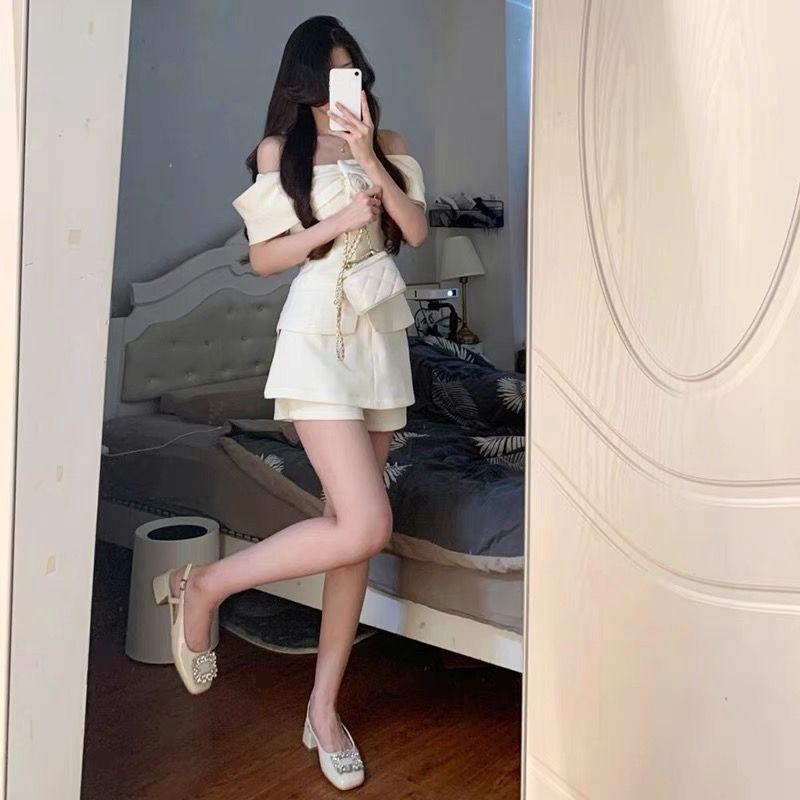 Skirt Women's Summer New Daughter Sweet and Spicy High-end Wear with Small Fragrant Style Suit Summer Wear with a Complete Set