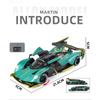 1/24 Aston Martin Valkyrie Alloy Sports Car Model Diecast Metal Track Racing Vehicles Car Model High Simulation Sound and Light Kids Toy Gift