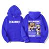 Khabib Nurmagomedov Fighting Graphic Hoodies Men's Clothing Harajuku Retro Long Sleeve Oversized Sweatshirt