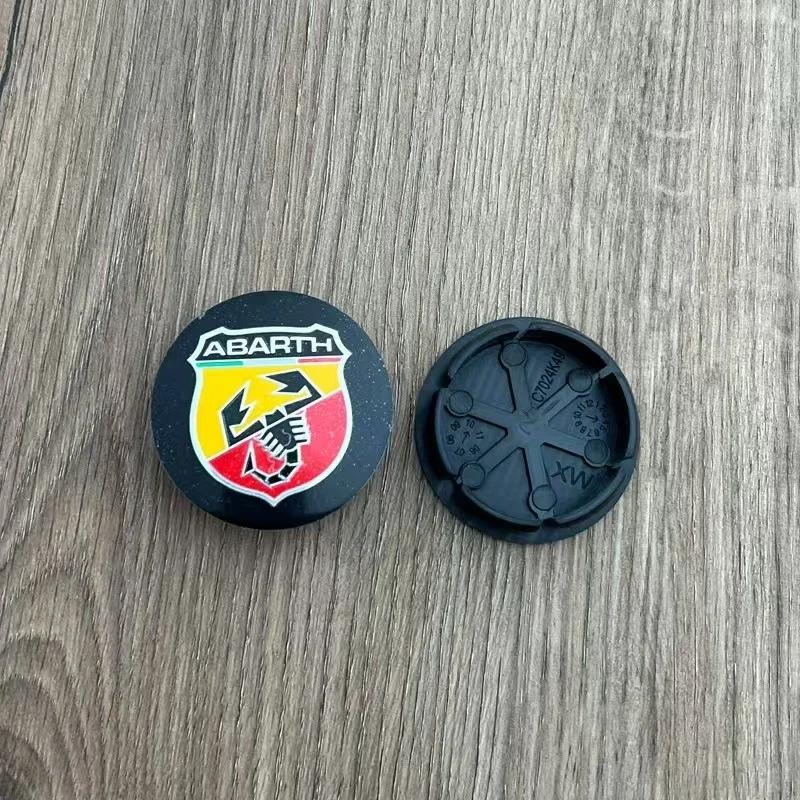 4 Pieces 50mm For Scorpion Abarth 5CC 1100 500 Alloy Auto Wheel Rim Center Cap Cover Hub Dust-proof Covers Car Styling 4 Pieces