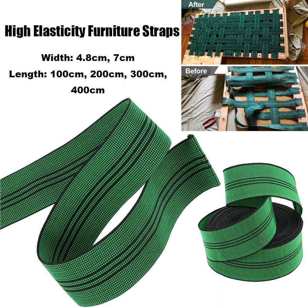 4,8 cm, 7 cm Cinghie Elastiche per Divano 1/2/3/4 Metri Cinghie Elastiche per Mobili Divano Divano