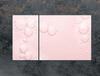 GLAS-KOCHFELD-SCHUTZPLATTE 90x52 ROSA