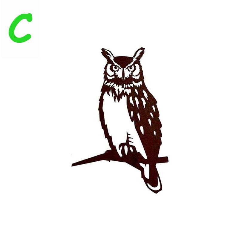 Gardening Ornaments  Owl Bird Art Creative Simulation Animal Bird Ornament Garden Statues Yard Decor Gift Easter Decoration