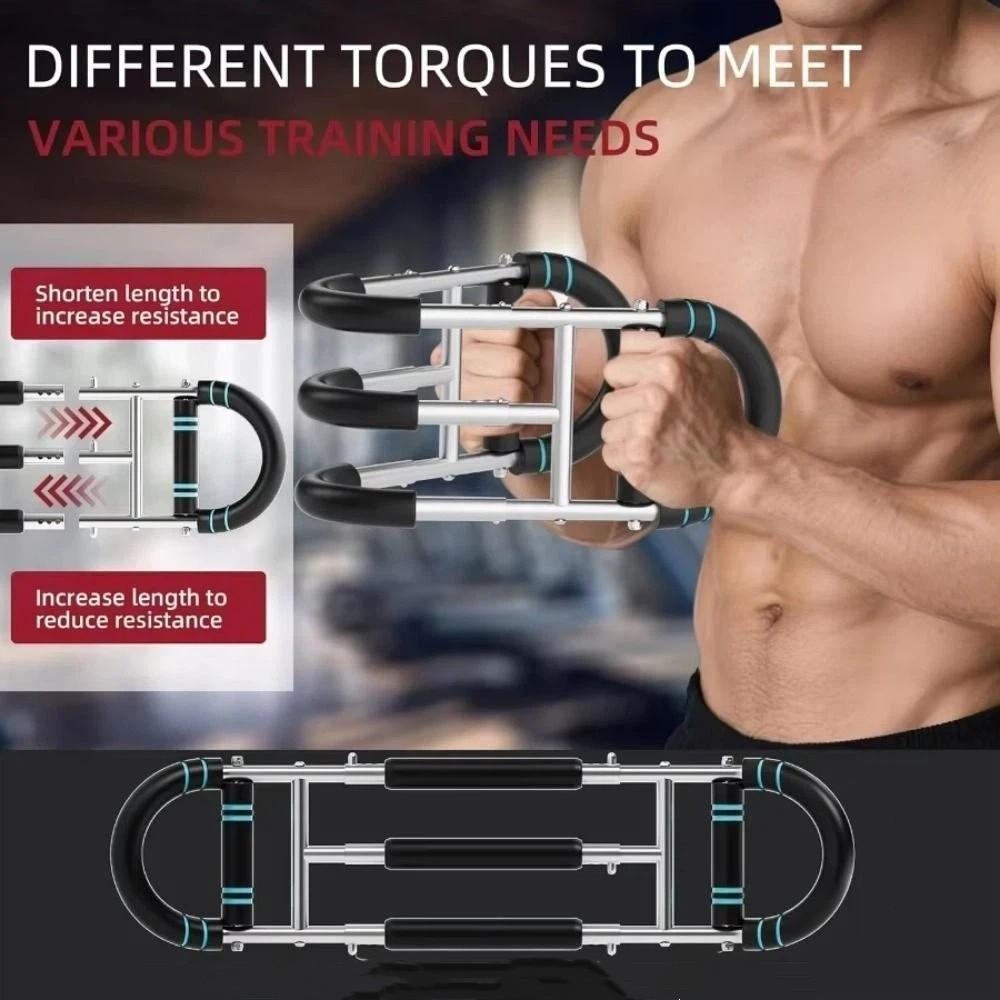 Triple-Spring Arm Twist Adjustable Chest Expander Strength Training Arm Trainer Office Exercise