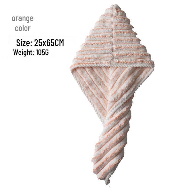 Cationic Quick-Dry Hair Towel Cap