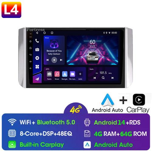 Fortress For Mitsubishi Xpander 2017 - 2020 Car Radio Carplay GPS Navigation Stereo Android Auto Screen No 2din 5G WiFi DVD Cam