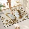 3D visual bathroom floor mat household diatom mud floor mat water-absorbing quick-drying non-slip mat Tianjin carpet