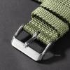 Curea de ceas din nailon țesut de 18mm 20mm 22mm 24mm Bandă sportivă pentru Seiko pentru Huawei Bandă din material textil pânză Brățară universală cu eliberare rapidă