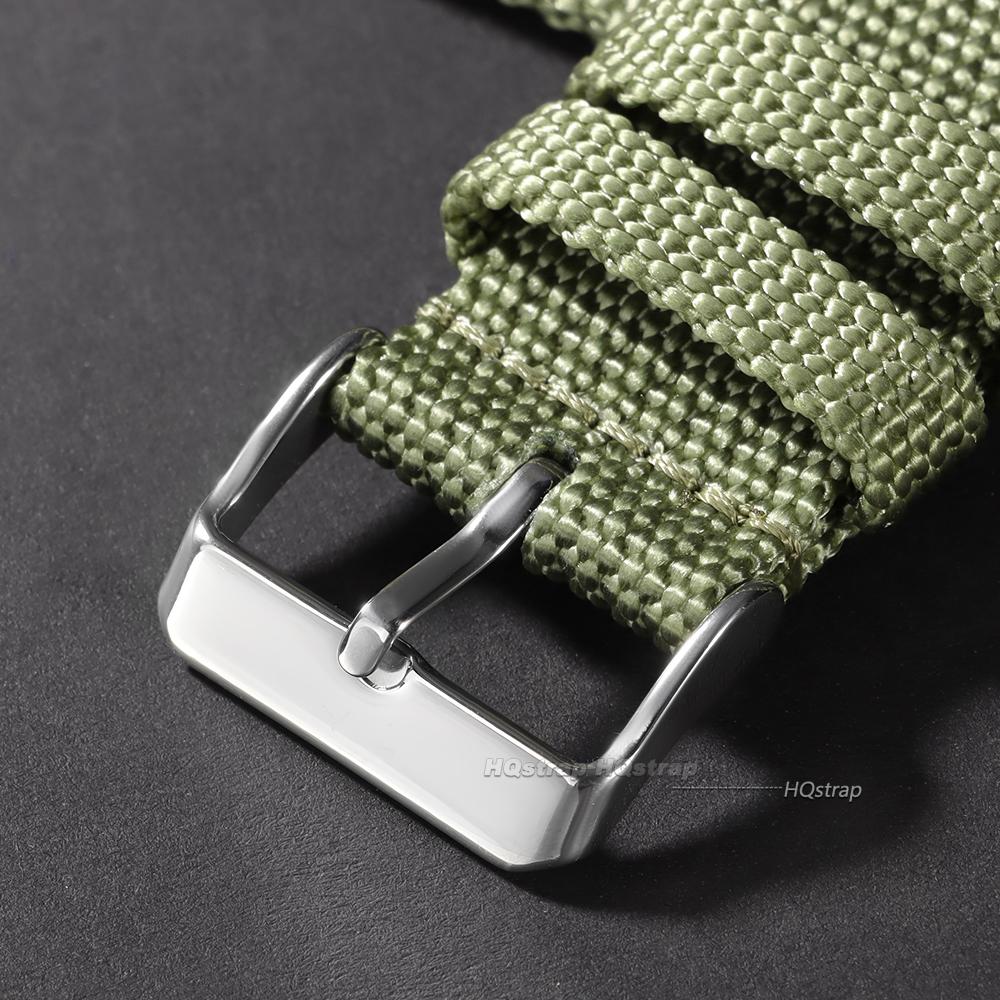 Curea de ceas din nailon țesut de 18mm 20mm 22mm 24mm Bandă sportivă pentru Seiko pentru Huawei Bandă din material textil pânză Brățară universală cu eliberare rapidă