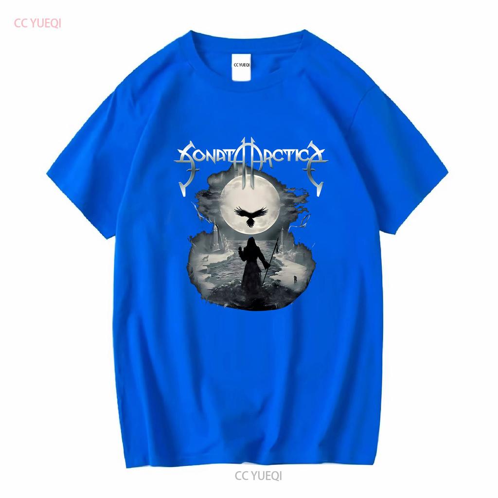 New Popular Sonata Arctica Finnish Power Music Group Logo T Shirt S 4XL Long or Short Sleeves Vintage Washed Unisex Versatile