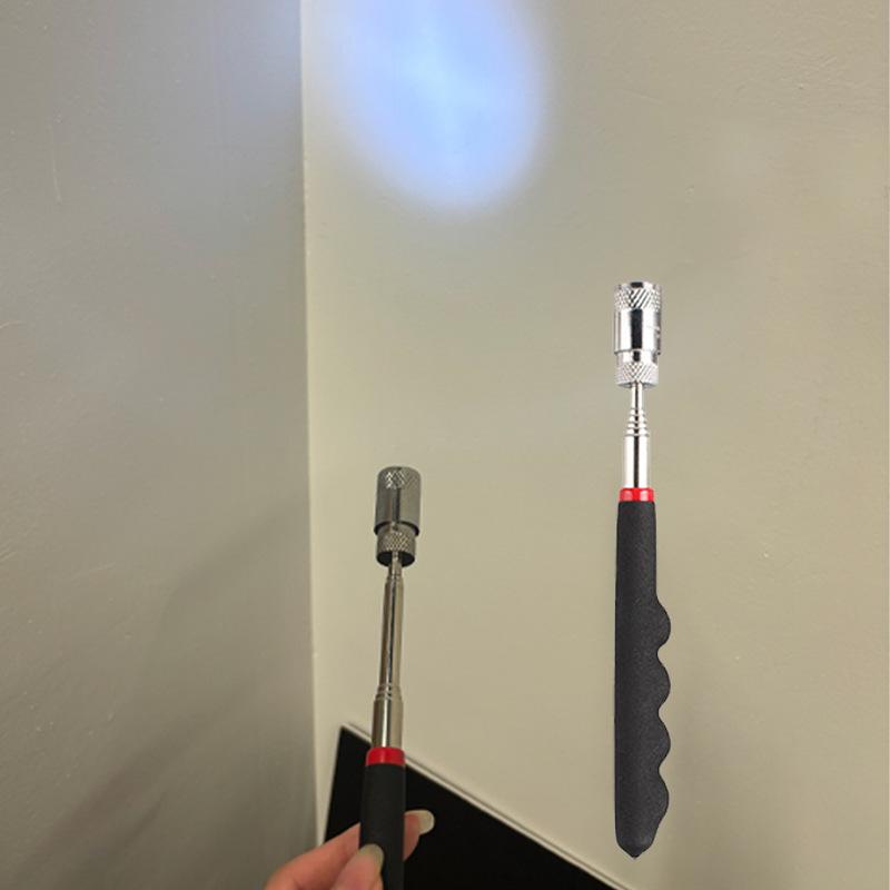 Magnetic Pickup Tool with Light - Telescopic Multi-Functional Stick for Screws and Crevice Parts