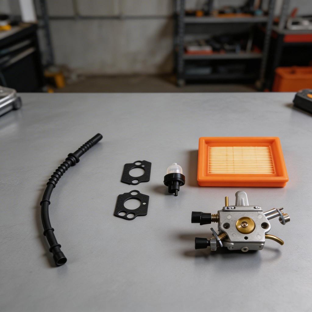 For FS Model Series Carburetor Set Outdoor Equipment Easy Install Lawn Mower Parts Carburetor Consistent Fuel Delivery