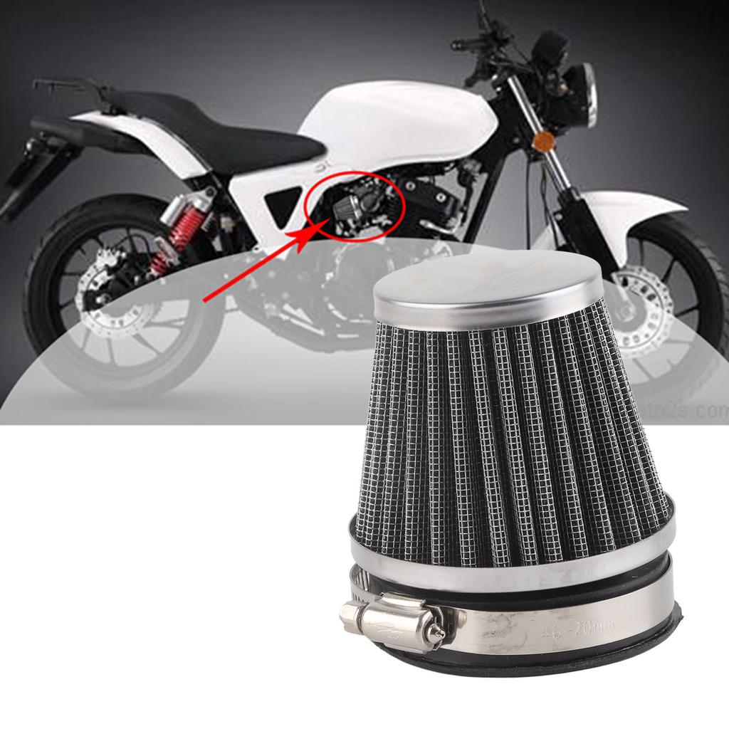 Motorrad Luftfilter Reiniger Universal für 60mm2.4in