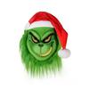 Nuevo Juego de Máscaras Navideñas Halloween COSPLAY Accesorios de Fiesta Ladrón Sombrero Rojo Máscara Verde Guantes Verdes