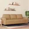 VidaXL 3-Seater Sofa Brown 180 Cm Velvet 359546