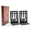 Retro Simple Cutlery Graphics Book Stand - Hollowed-out Bookshelf for Students