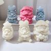 3D Santa Claus Love Star Candle Silicone Mold Resin Epoxy Craft Christmas Crafts