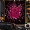 Wall Hanging Tapestry Aston Villa Football Print Cloth for Living Room Bedroom Home Decor