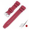 Accessori per cinturino da polso adatti per Casio Watch W-218h / F-108 AE1200 / 1000 / 1300 cinturino da polso in resina silicone 18mm