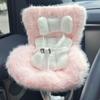 La-bubu Car Seat with Soft Furry Cushion for 10-17cm Dolls, La-bubu Accessories, Car Air Vent Decor, Includes Seat Leg for Desktop Display