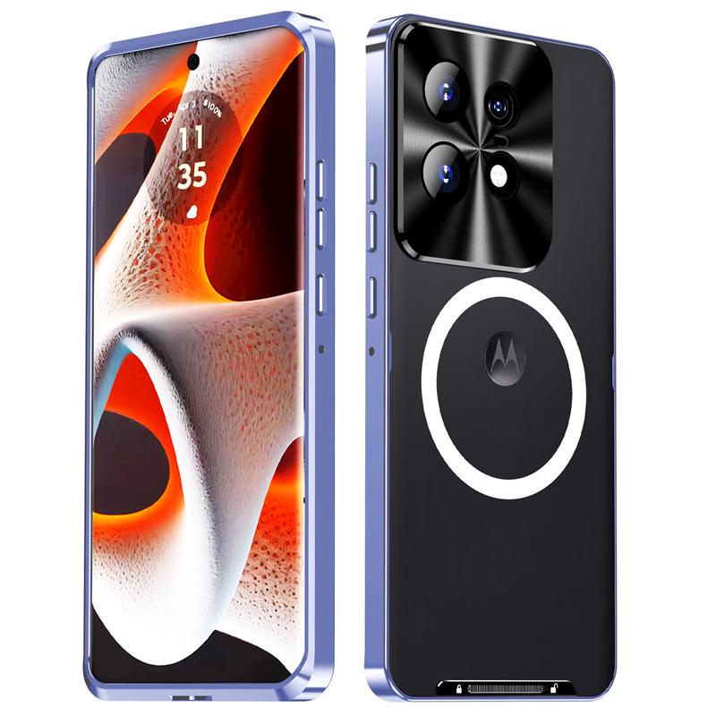 Magnetický kovový matný ochranný kryt MOTO Edge50Pro pro Motorola X50U (2024).
