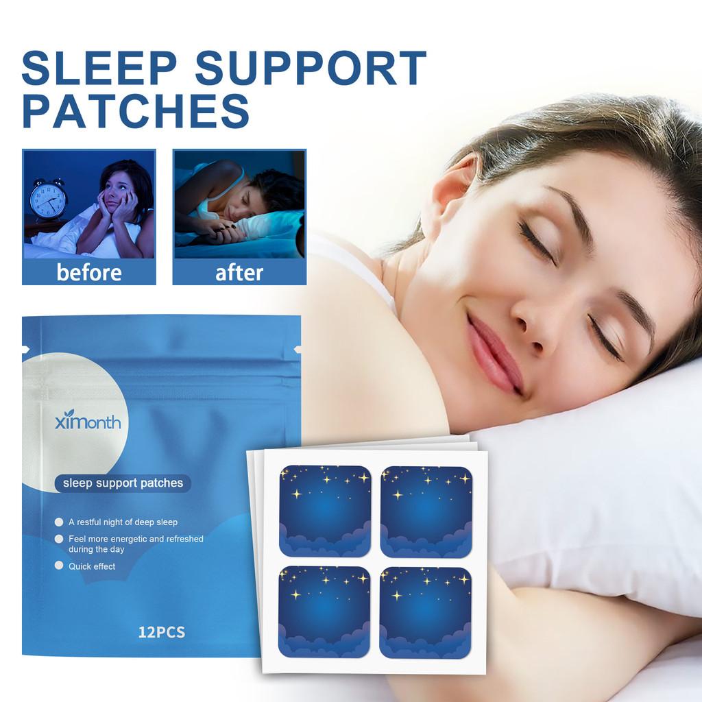 Ximonth Sleep Patches For Ultimate Relaxation And Restful Sleep 12pcs For Stress Relief