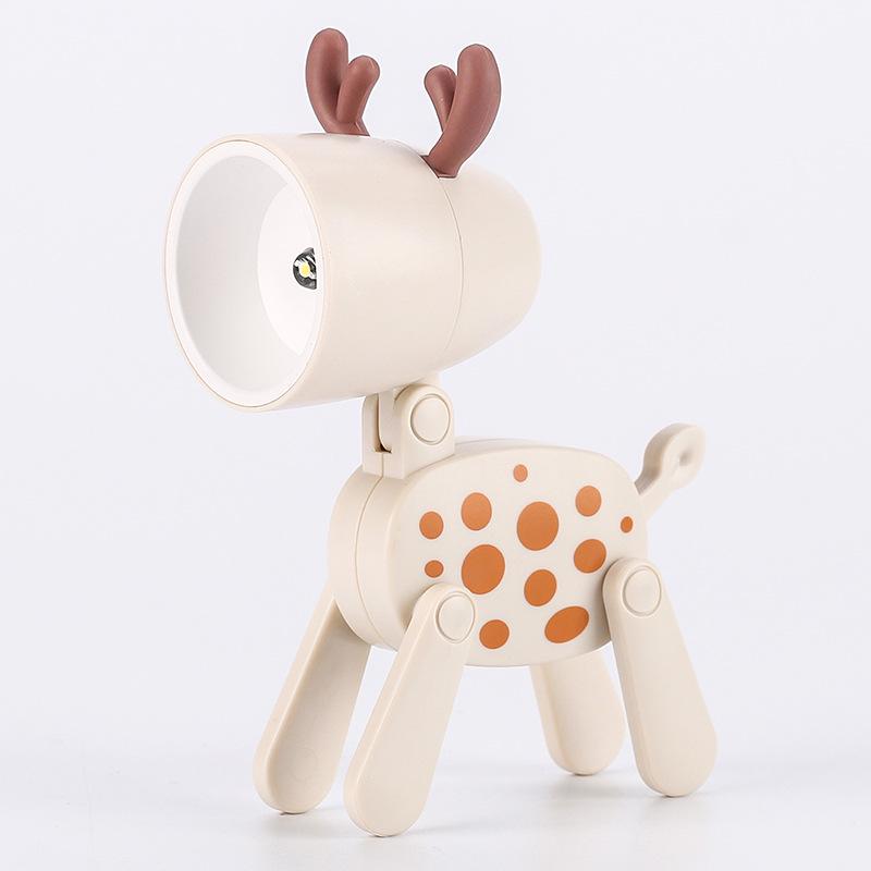 Spotted Puppy Mini Night Light - Cute DIY Cartoon Lamp for Desk