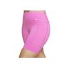 Nike Firm-Support High-Waisted 8" Biker Shorts With Pockets Women Shorts Pink DQ5923-675