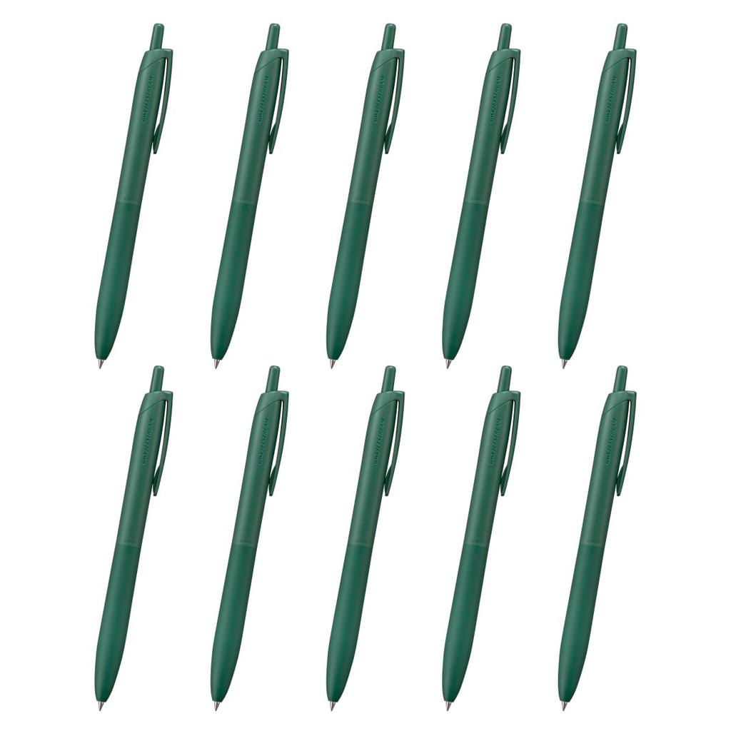 Mitsubishi Pencil Ballpoint Pen Jet Stream Light Touch Ink Limited Edition Abyss Green 10P Oil-based 0.5 10-piece SXNLS05.AG