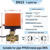 Electric L-Type Copper Valve for HVAC, Underfloor Heating, and Irrigation Systems