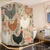 A Bathroom Shower Curtain, Farm Picking Day, Spring Festival Shower Curtain, Includes 12 Hooks, 180*180Cm Bathroom Window Curt