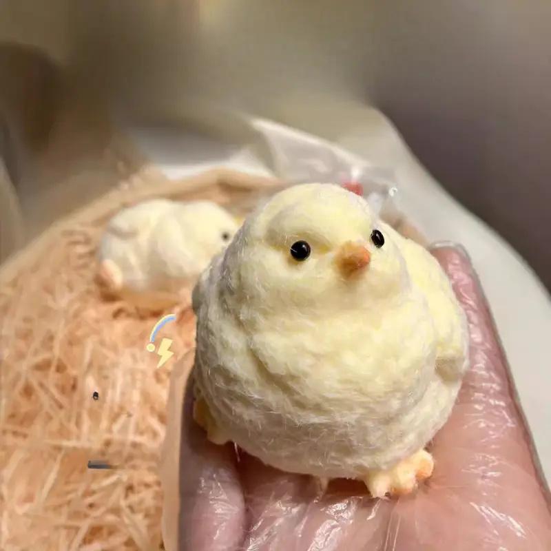 Handmade Soft Silicone Cute Chick Squeeze toys Toys Recommended to Play in Bags Without Dirty Hands Super Soft Toys for Parties