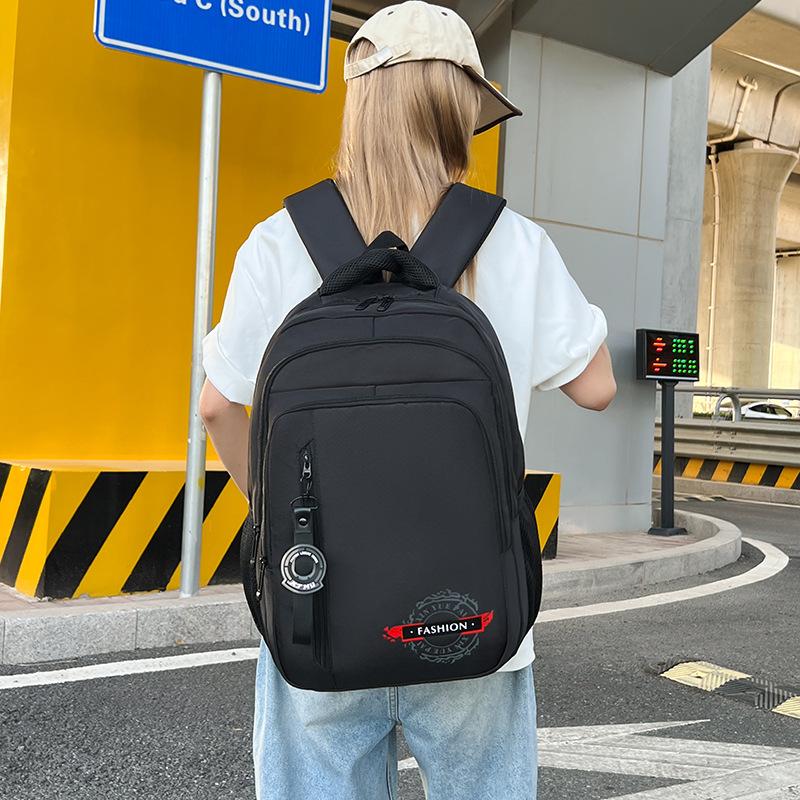 Business simple leisure computer bag large capacity three-layer storage student school bag outdoor sports travel backpack for men