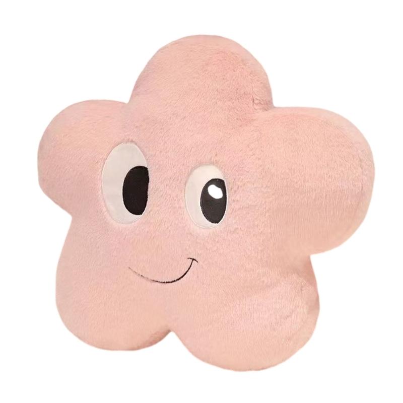 Soft Plushes Star Pillow for Bedroom Living Room Decoration and Kids Room розовый